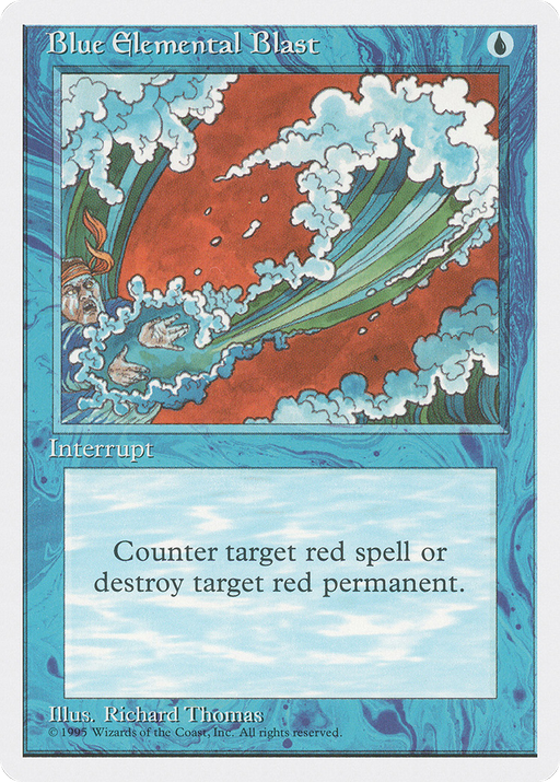 Blue Elemental Blast (4ED-063) [Fourth Edition] MTG Single Wizards of the Coast