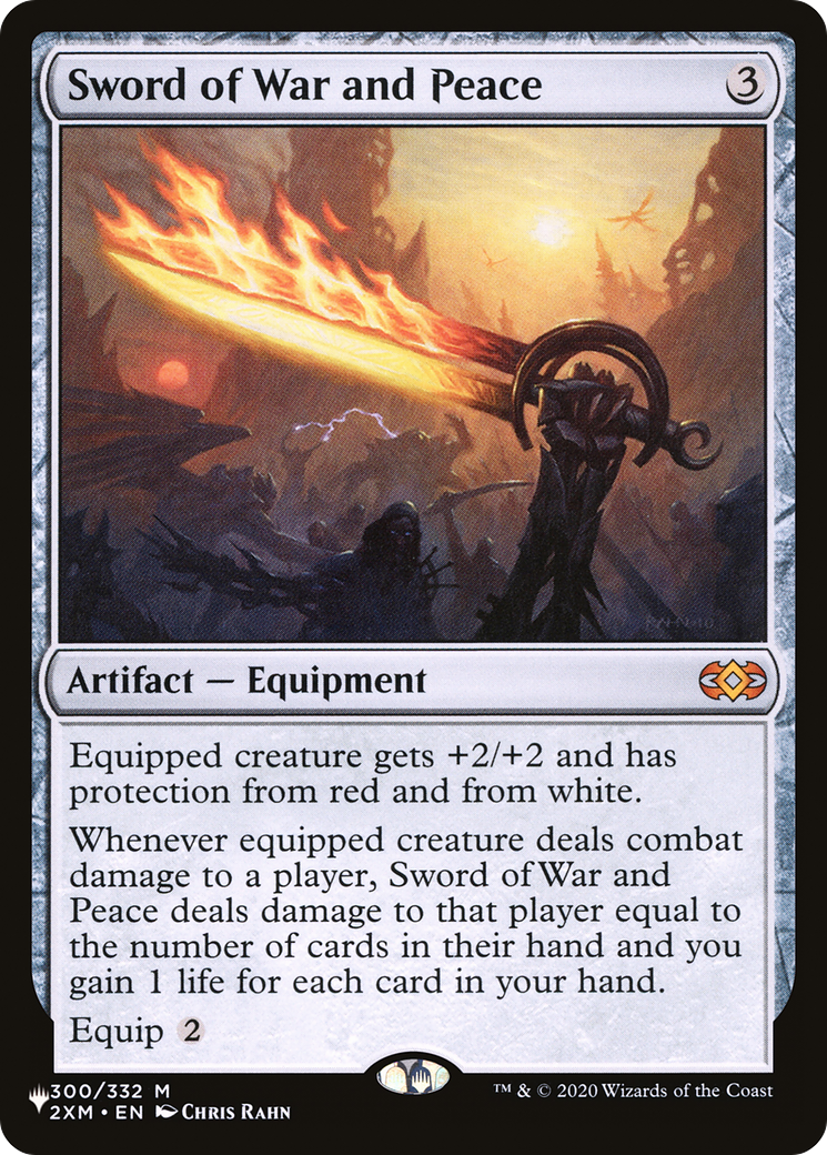 Sword of War and Peace (LIST-300/332) [Mystery Booster] The List MTG Single Wizards of the Coast