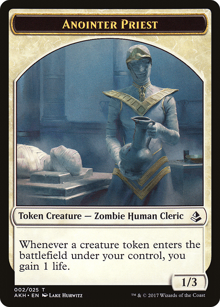 Anointer Priest (AKH-002) [Tokens] Amonkhet Tokens Foil MTG Single Wizards of the Coast