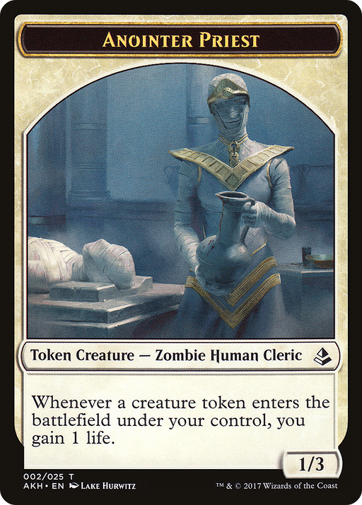 Anointer Priest (AKH-002) [Tokens] Amonkhet Tokens Foil MTG Single Wizards of the Coast