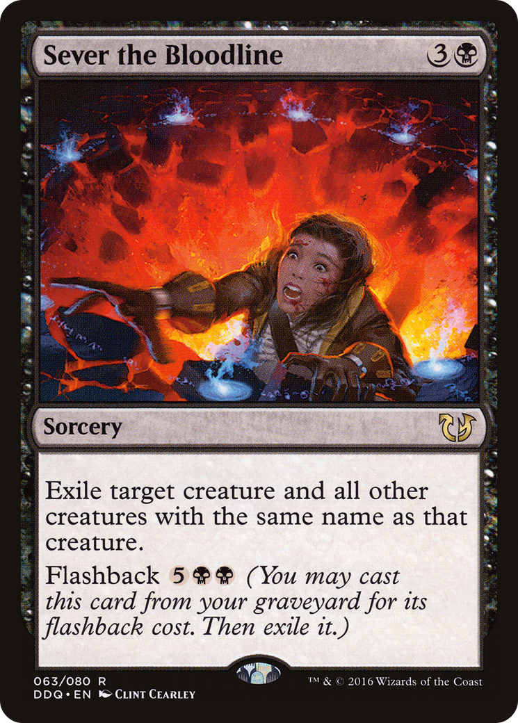 Sever the Bloodline (DDQ-063) [Misc] Duel Decks: Blessed vs. Cursed MTG Single Wizards of the Coast