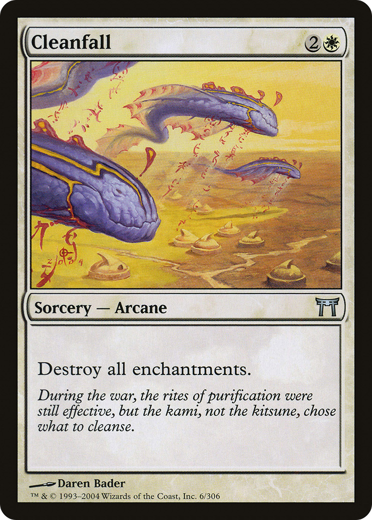 Cleanfall (CHK-006) [Champions of Kamigawa] Foil MTG Single Wizards of the Coast