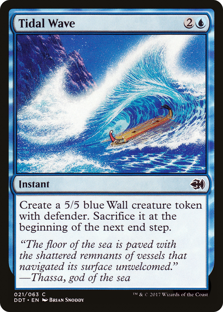 Tidal Wave (DDT-021) [Misc] Duel Decks: Merfolk vs. Goblins MTG Single Wizards of the Coast