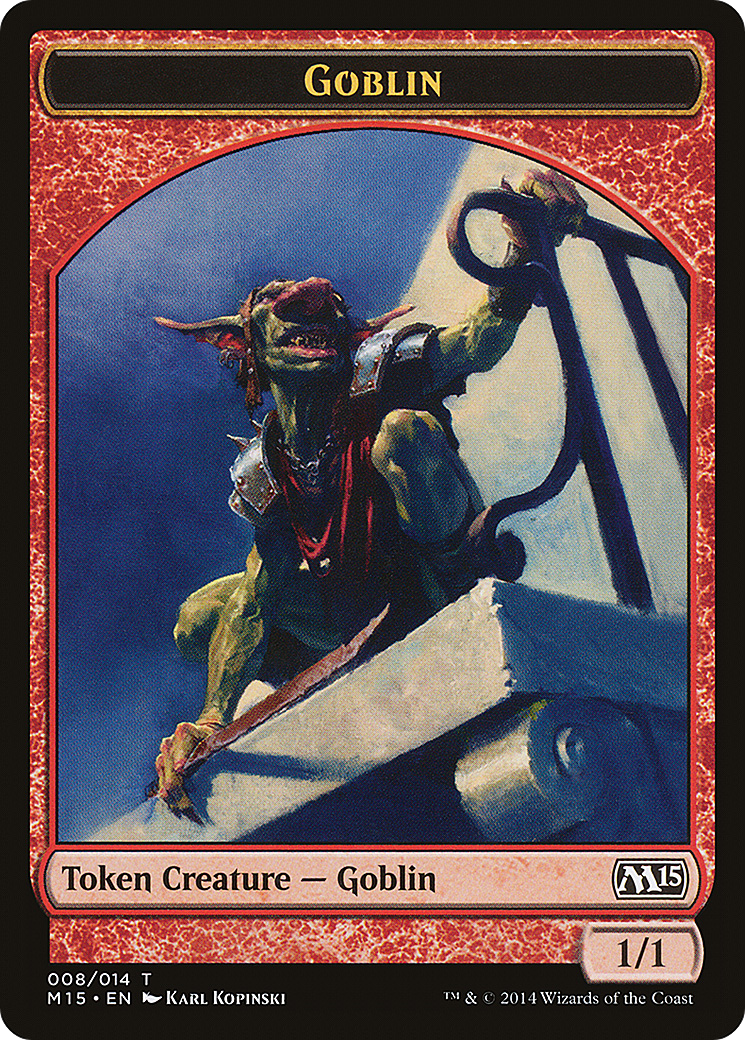 Goblin (M15-008) [Tokens] Magic 2015 Tokens MTG Single Wizards of the Coast
