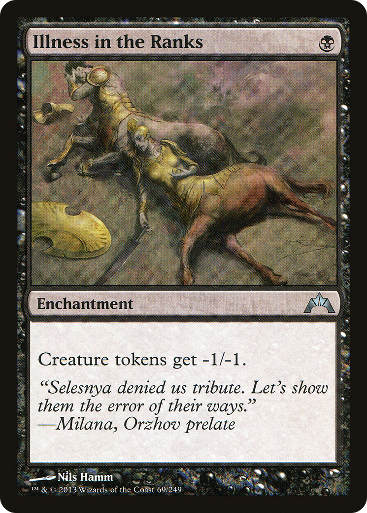 Illness in the Ranks (GTC-069) [Gatecrash] MTG Single Wizards of the Coast