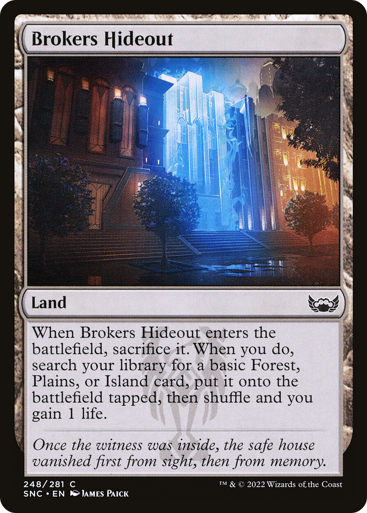 Brokers Hideout (SNC-248) [Streets of New Capenna] Foil MTG Single Wizards of the Coast