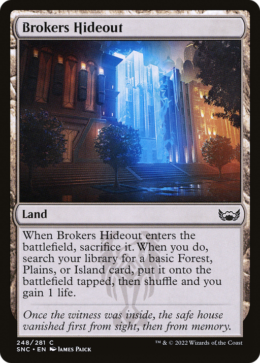 Brokers Hideout (SNC-248) [Streets of New Capenna] MTG Single Wizards of the Coast