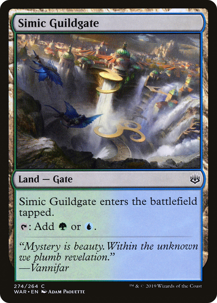 Simic Guildgate (WAR-274) [War of the Spark] MTG Single Wizards of the Coast