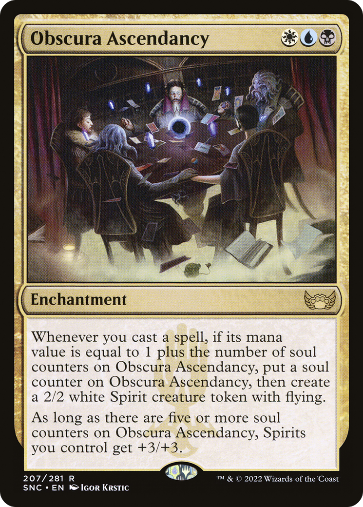 Obscura Ascendancy (SNC-207) [Streets of New Capenna] Foil MTG Single Wizards of the Coast