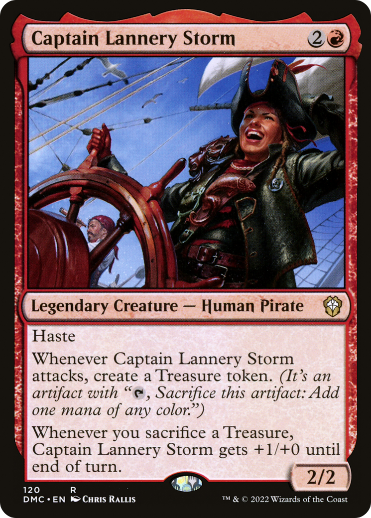 Captain Lannery Storm (DMC-120) [Dominaria United Commander] MTG Single Wizards of the Coast