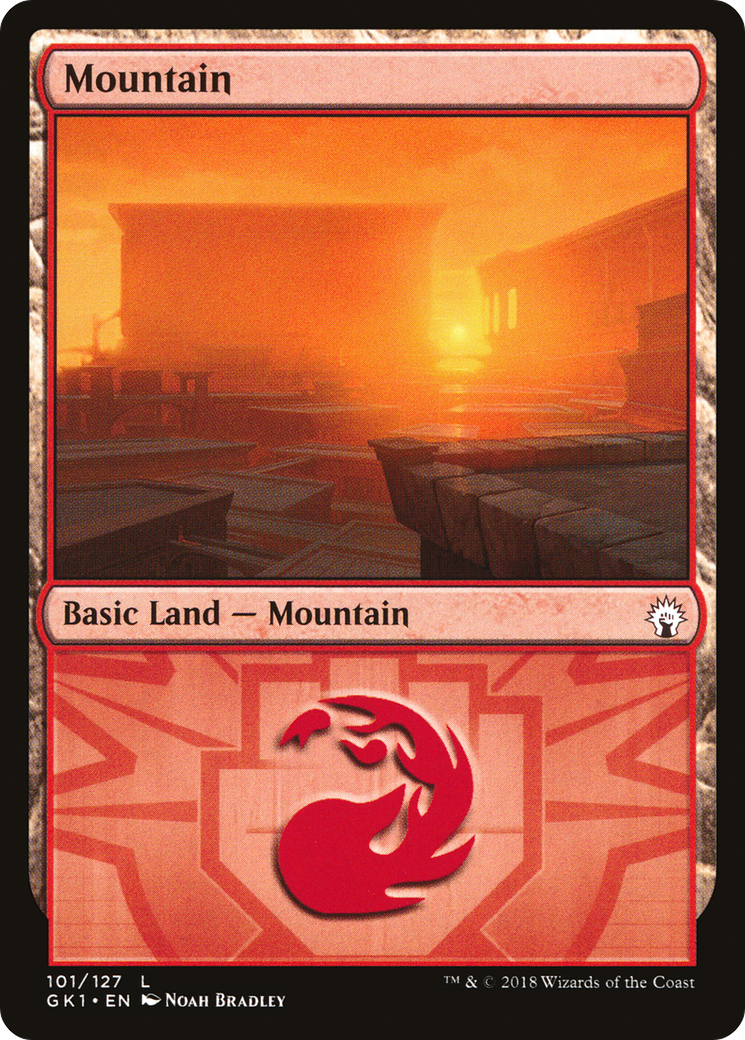 Mountain (GR1-101) [Misc] GRN Guild Kit MTG Single Wizards of the Coast