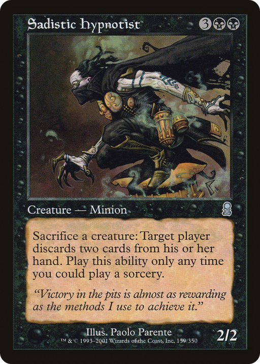 Sadistic Hypnotist (ODY-159) [Odyssey] MTG Single Wizards of the Coast