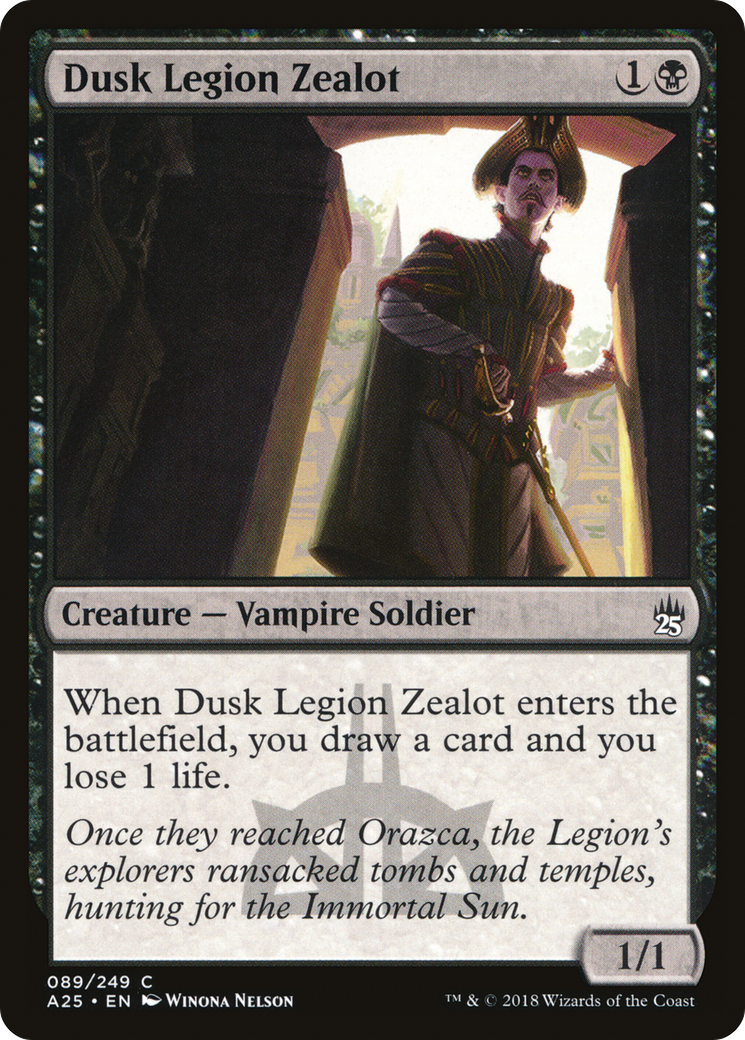 Dusk Legion Zealot (A25-089) [Masters 25] Foil MTG Single Wizards of the Coast