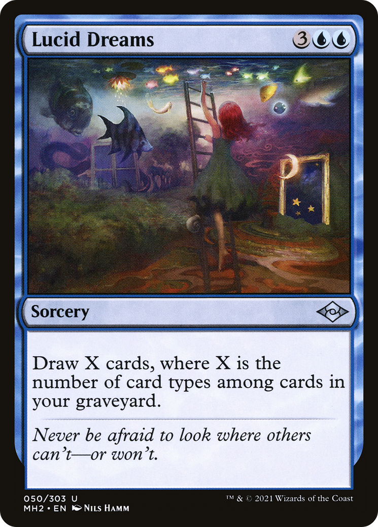 Lucid Dreams (MH2-050) [Modern Horizons 2] MTG Single Modern Horizons 2