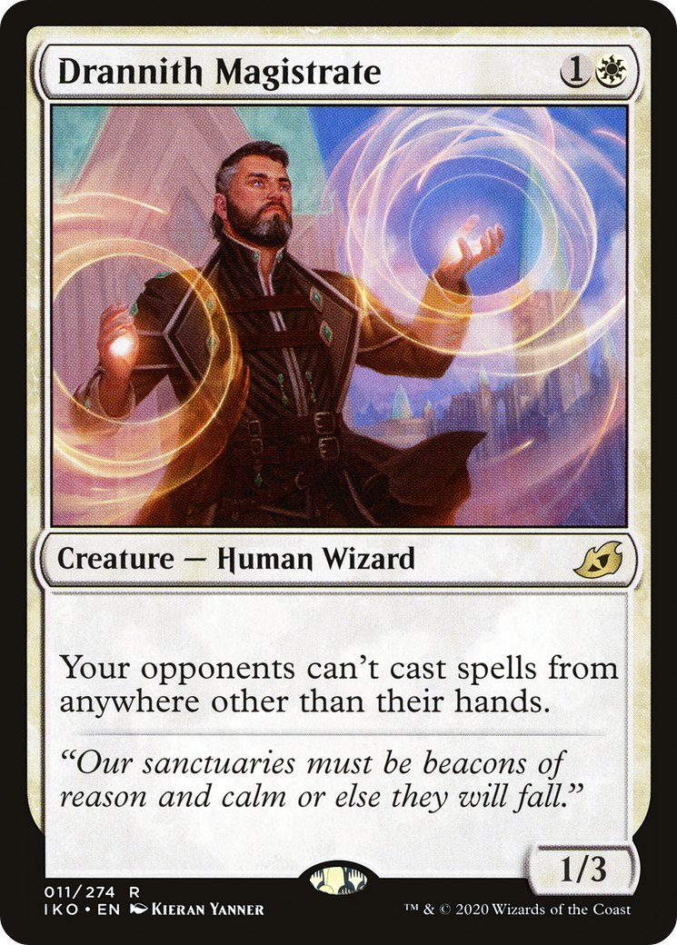 Drannith Magistrate (IKO-011) [Ikoria: Lair of Behemoths] MTG Single Wizards of the Coast