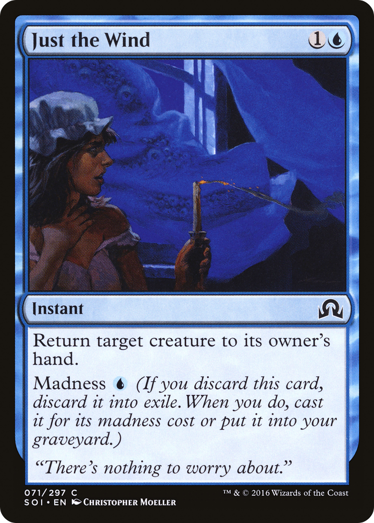 Just the Wind (SOI-071) [Shadows over Innistrad] Foil MTG Single Wizards of the Coast