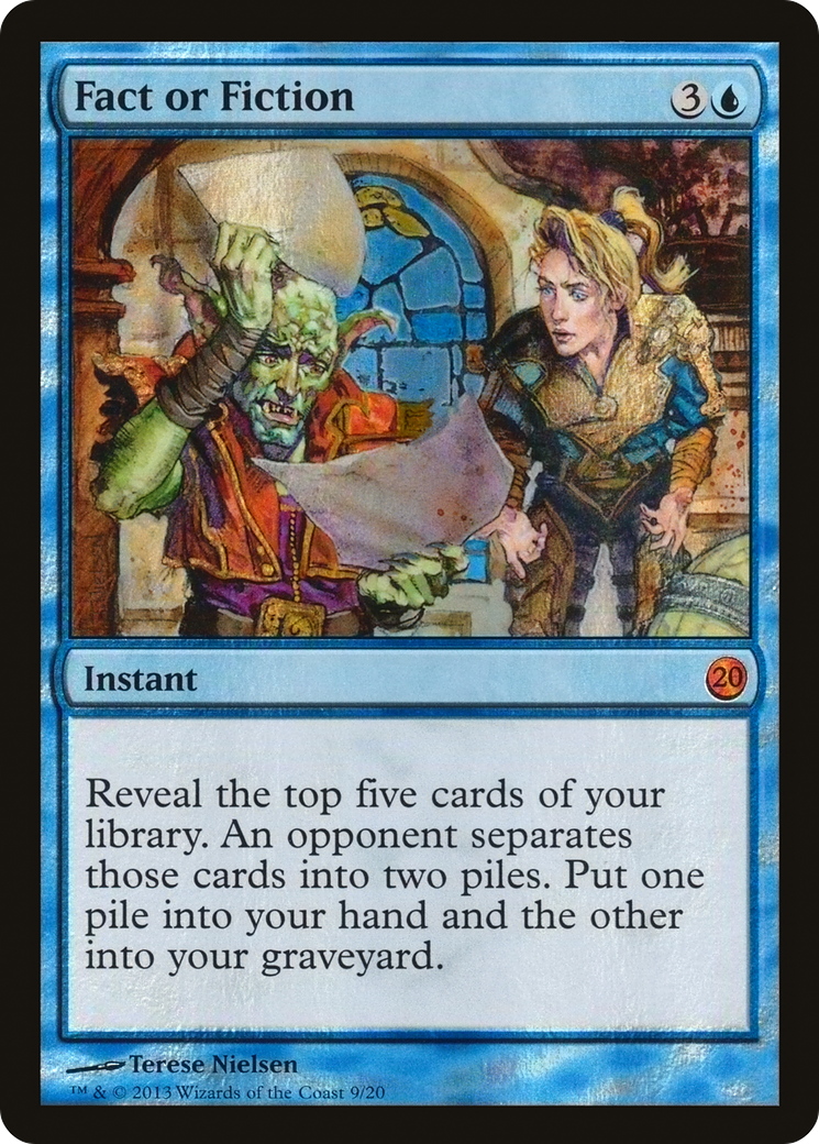Fact or Fiction (V13-009) [Misc] From the Vault: Twenty Foil MTG Single Wizards of the Coast