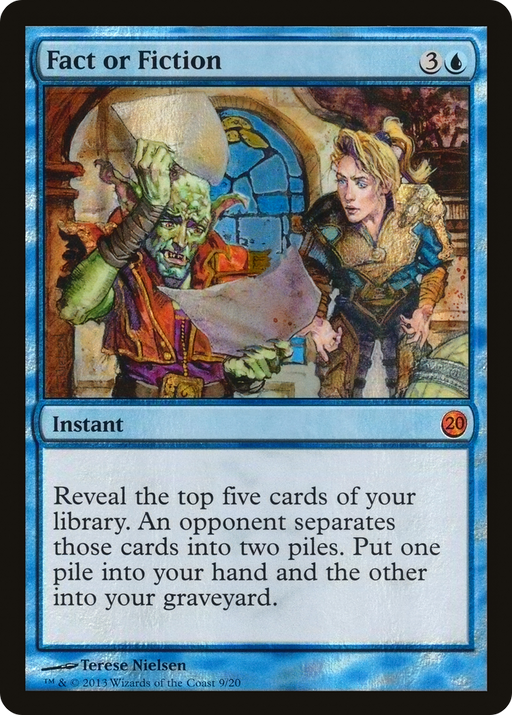 Fact or Fiction (V13-009) [Misc] From the Vault: Twenty Foil MTG Single Wizards of the Coast