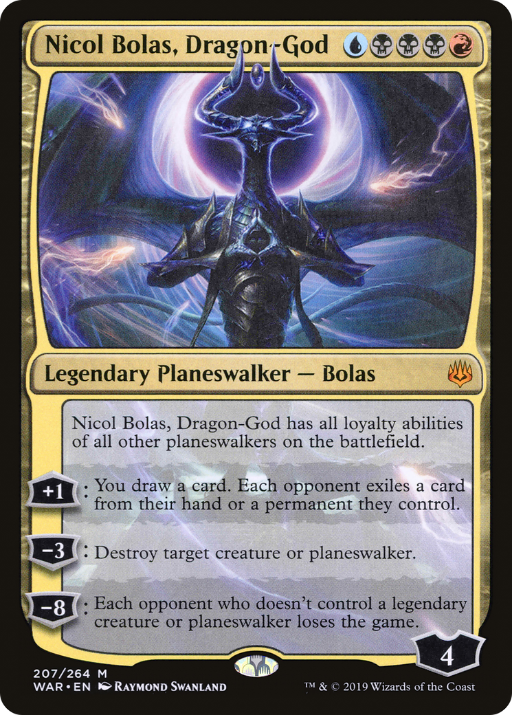 Nicol Bolas, Dragon-God (WAR-207) [War of the Spark] MTG Single Wizards of the Coast