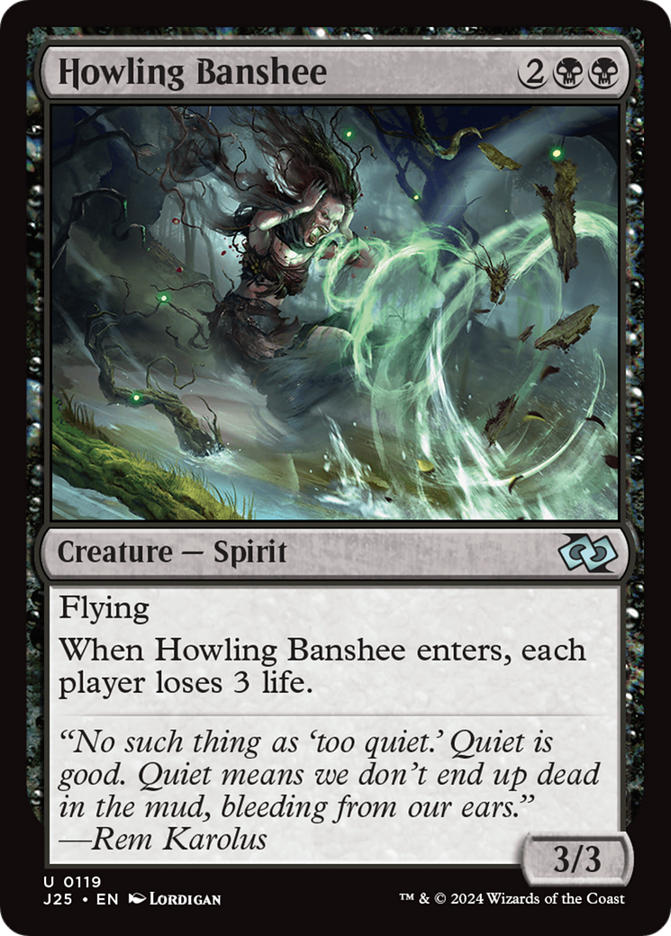 Howling Banshee (J25-119) [Foundations Jumpstart] MTG Single Wizards of the Coast