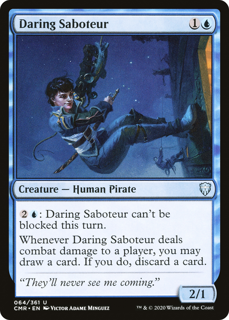 Daring Saboteur (CMR-064) [Commander Legends] MTG Single Wizards of the Coast
