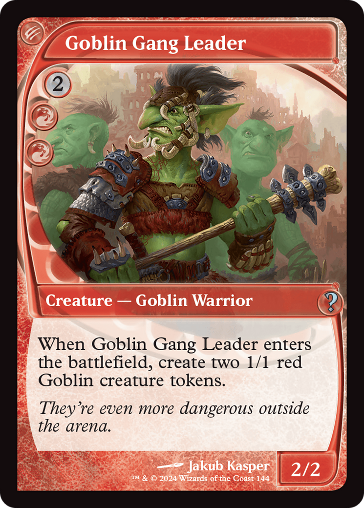 Goblin Gang Leader (Future Sight) (MB2-144) [Mystery Booster] Mystery Booster 2 Foil MTG Single Wizards of the Coast