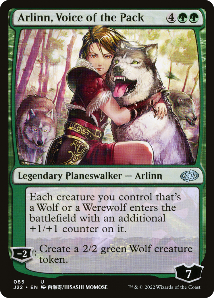 Arlinn, Voice of the Pack (J22-085) [Jumpstart 2022] MTG Single Wizards of the Coast