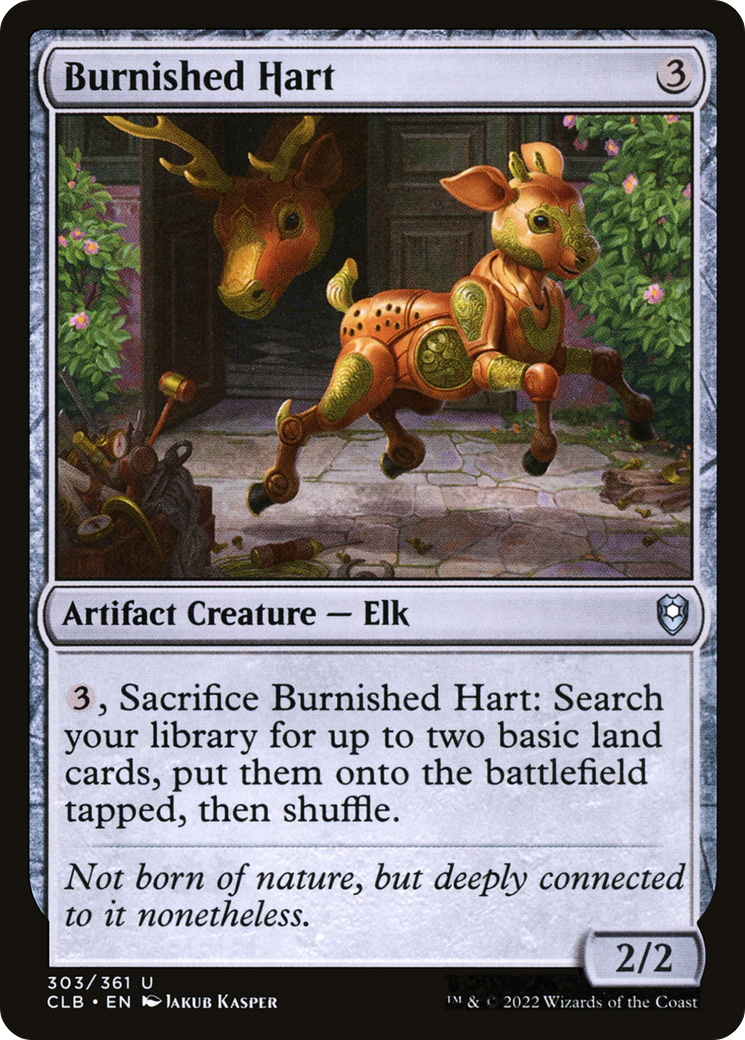 Burnished Hart (CLB-303) [Commander Legends: Battle for Baldur's Gate] Foil MTG Single Wizards of the Coast