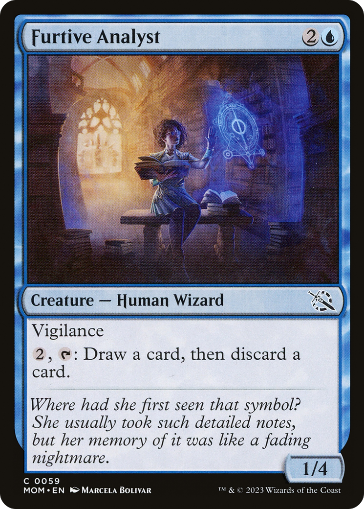 Furtive Analyst (MOM-059) [March of the Machine] Foil MTG Single Wizards of the Coast