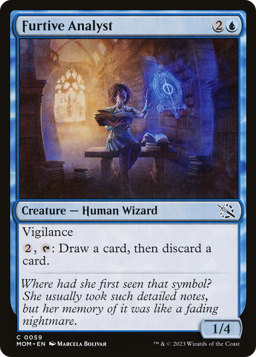 Furtive Analyst (MOM-059) [March of the Machine] Foil MTG Single Wizards of the Coast