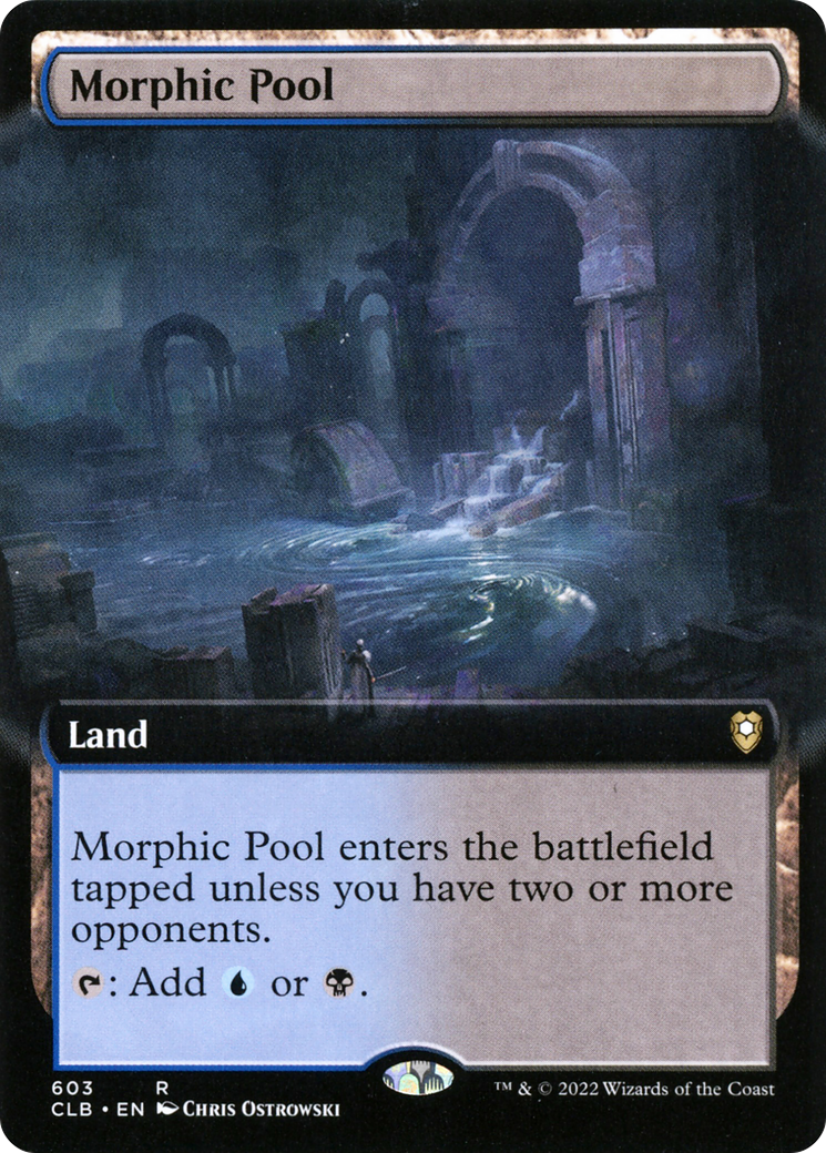 Morphic Pool (CLB-603) [Commander Legends: Battle for Baldur's Gate] (Extended Art) Foil MTG Single Wizards of the Coast