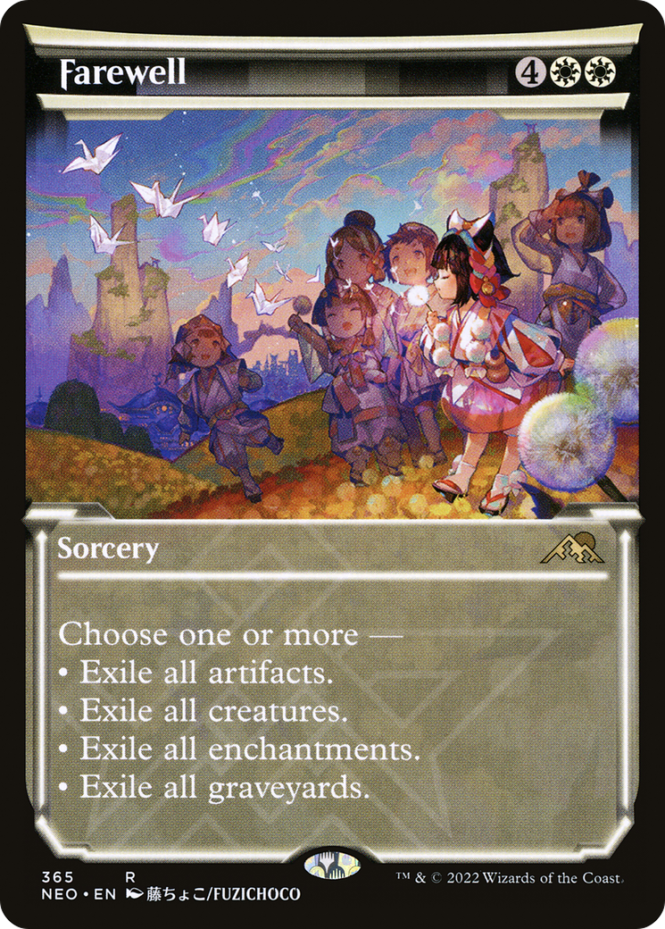 Farewell (NEO-365) [Kamigawa: Neon Dynasty] (Showcase) Foil MTG Single Wizards of the Coast