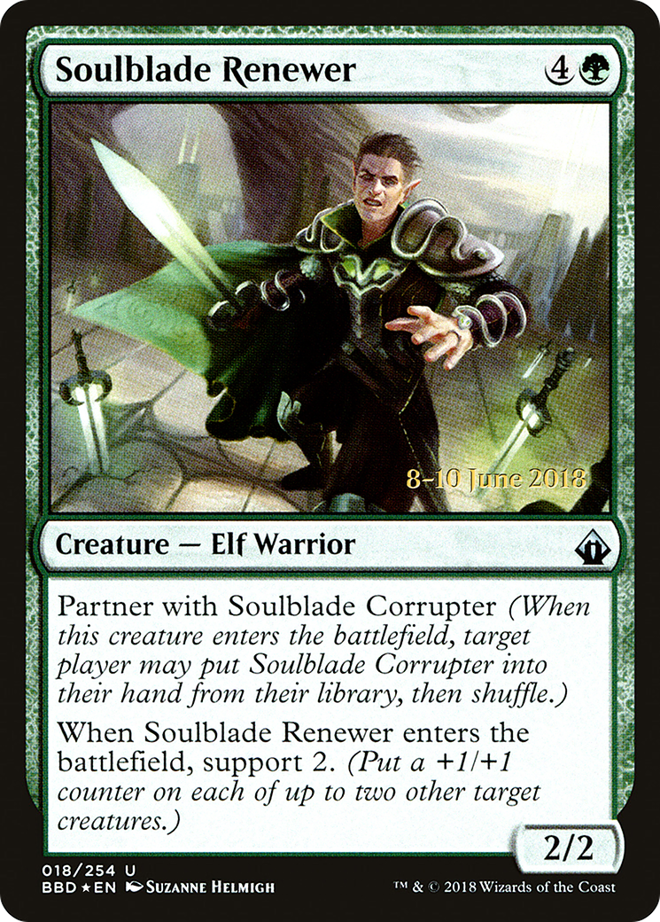 Soulblade Renewer (LARP-18S) [Battlebond Promos] Foil MTG Single Wizards of the Coast