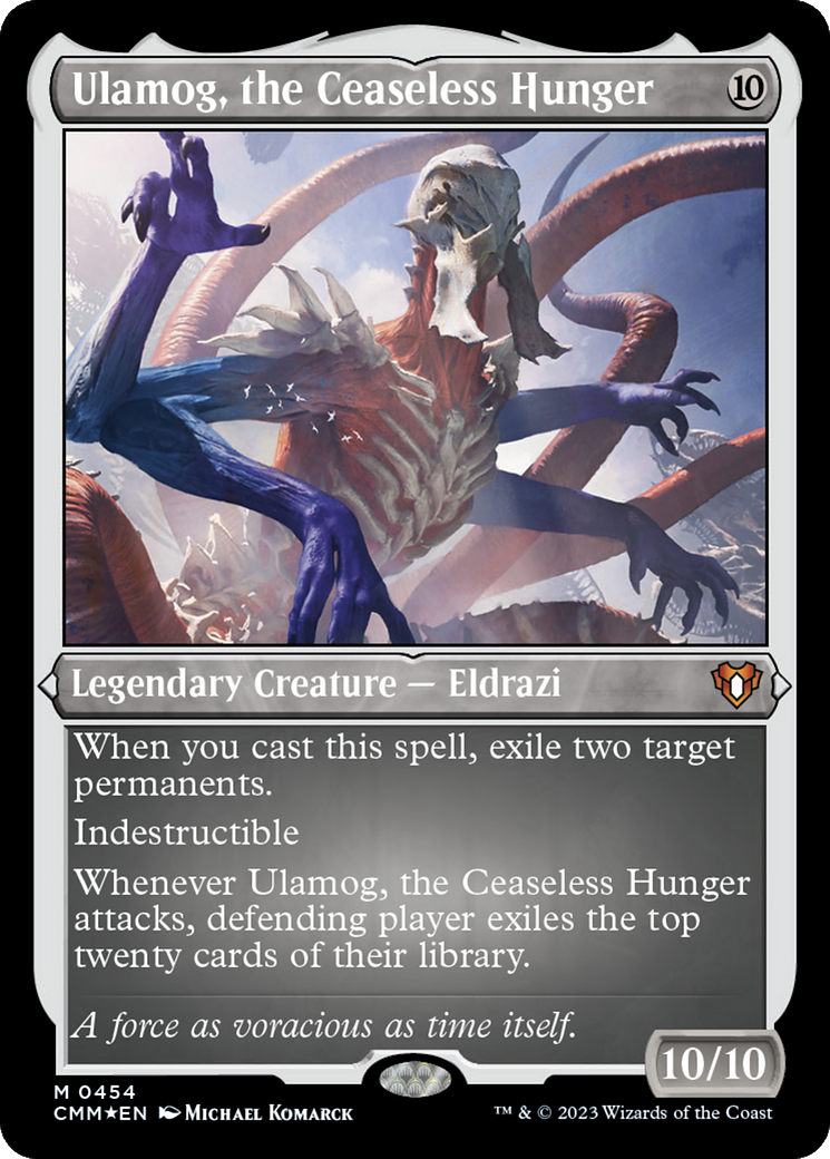 Ulamog, the Ceaseless Hunger (CMM-454) [Commander Masters] Etched Foil MTG Single Wizards of the Coast