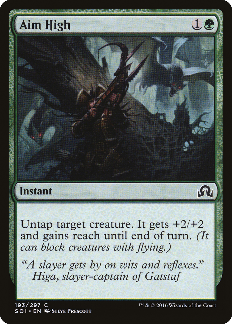 Aim High (SOI-193) [Shadows over Innistrad] Foil MTG Single Wizards of the Coast