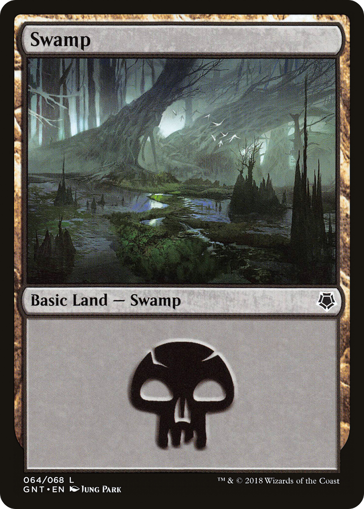 Swamp (64) (GNT-064) [Misc] Game Night MTG Single Wizards of the Coast