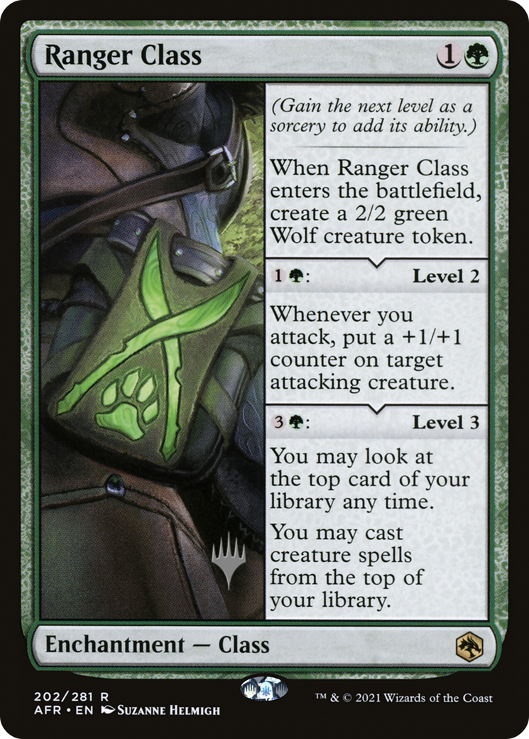 Ranger Class (PPAFR-202) [Adventures in the Forgotten Realms Promos] Foil MTG Single Wizards of the Coast