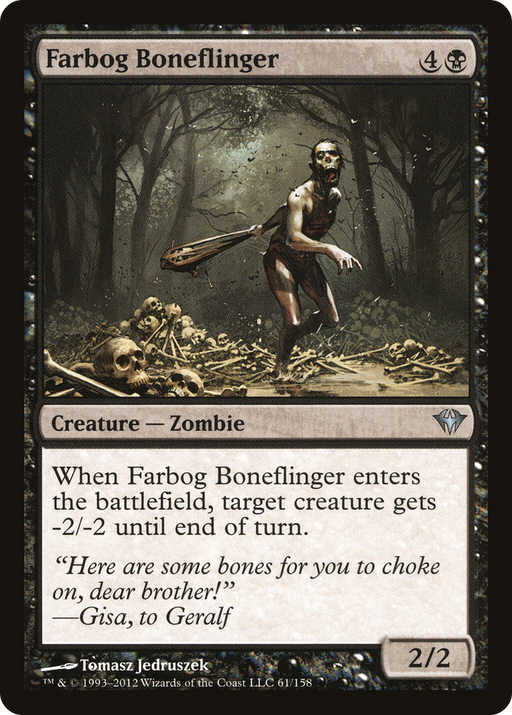 Farbog Boneflinger (DKA-061) [Dark Ascension] MTG Single Wizards of the Coast