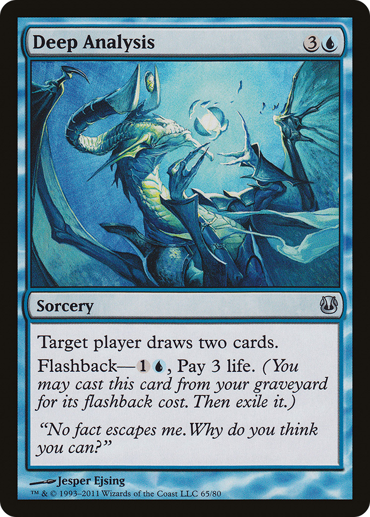 Deep Analysis (DDH-065) [Misc] Duel Decks: Ajani vs. Nicol Bolas MTG Single Wizards of the Coast