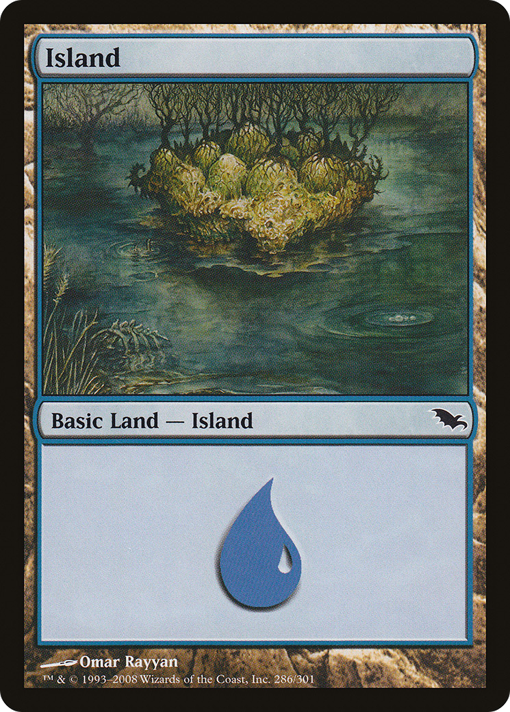 Island (SHM-286) [Shadowmoor] Foil MTG Single Wizards of the Coast