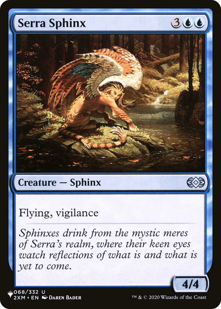 Serra Sphinx (LIST-2XM-68) [Mystery Booster] The List MTG Single Wizards of the Coast