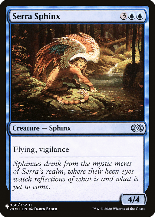 Serra Sphinx (LIST-2XM-68) [Mystery Booster] The List MTG Single Wizards of the Coast