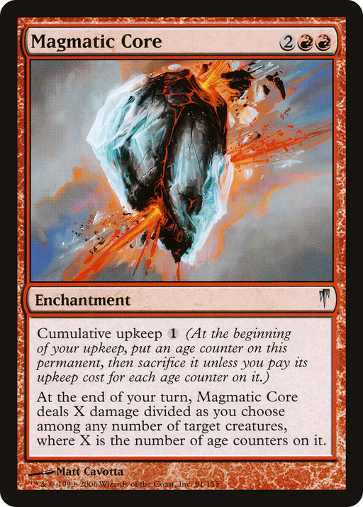 Magmatic Core (CSP-091) [Coldsnap] Foil MTG Single Wizards of the Coast