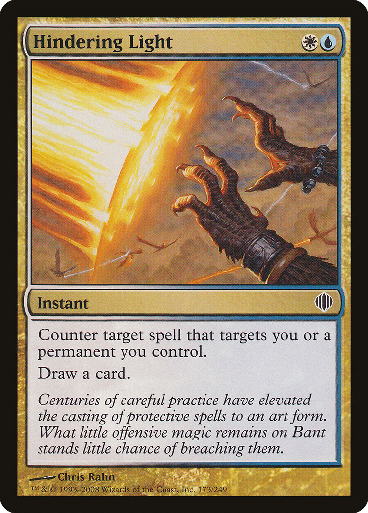 Hindering Light (ALA-173) [Shards of Alara] MTG Single Wizards of the Coast