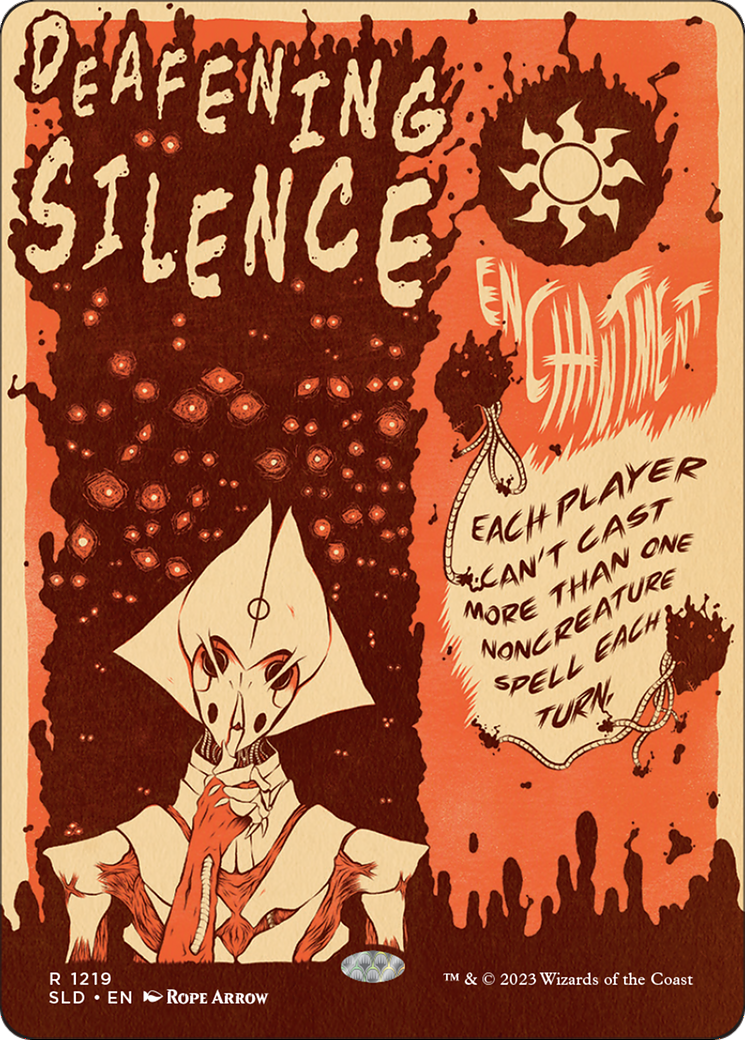 Deafening Silence (SLD-1219) [Secret Lair] Drop (Borderless) MTG Single Wizards of the Coast