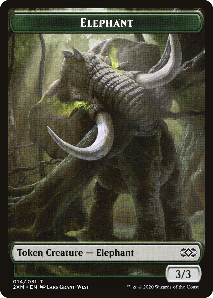 Elephant (T2XM-014) [Tokens] Double Masters Tokens Foil MTG Single Wizards of the Coast