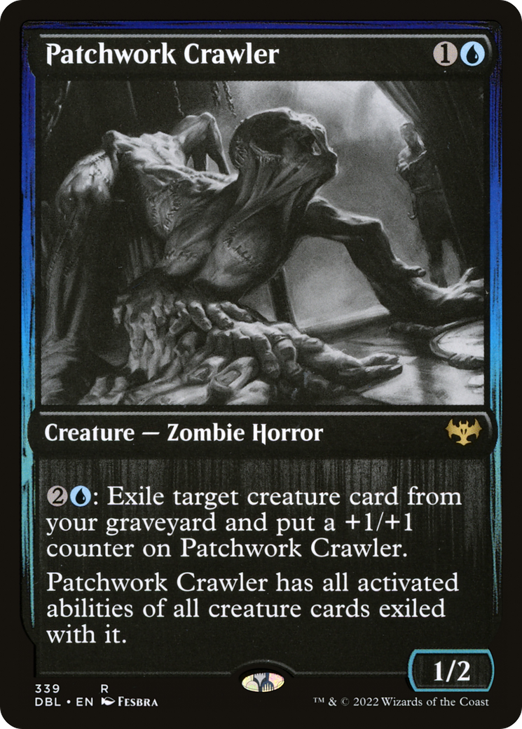 Patchwork Crawler (DBL-339) [Innistrad: Double Feature] Foil MTG Single Wizards of the Coast