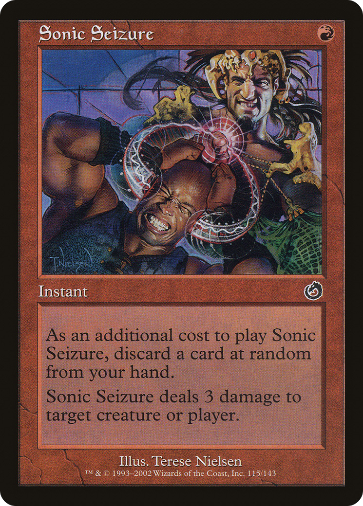 Sonic Seizure (TOR-115) [Torment] MTG Single Wizards of the Coast