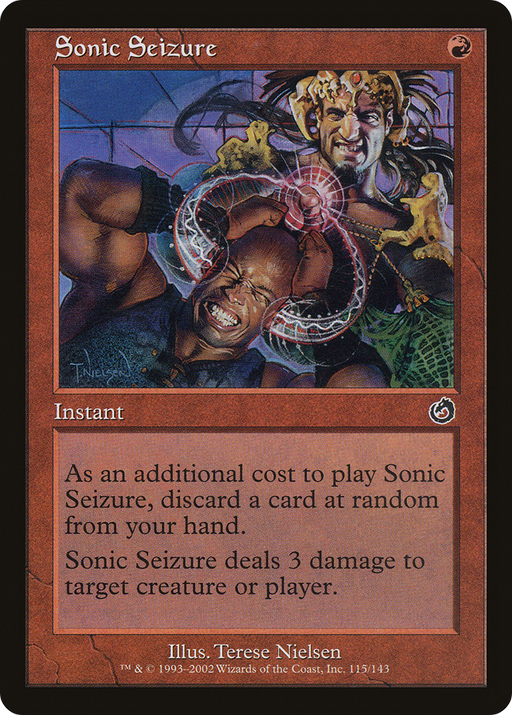 Sonic Seizure (TOR-115) [Torment] MTG Single Wizards of the Coast