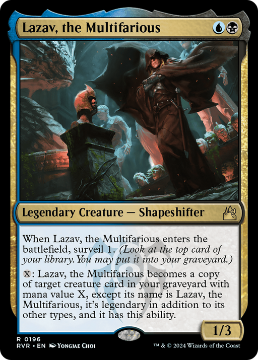 Lazav, the Multifarious (RVR-196) [Ravnica Remastered] Foil MTG Single Wizards of the Coast
